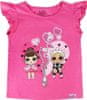 Cerda Dětské tričko L.O.L. Surprise Heart bavlna růžové Velikost: 111/116 (5-6 let)