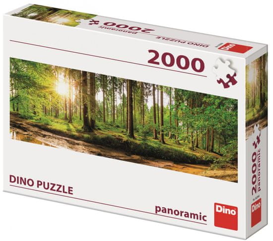 DINO Svitanie v lese 2000 panoramic puzzle