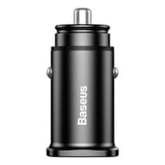 BASEUS Square 2x USB QC 3.0 autonabíjačka, čierna