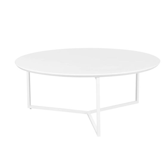 Bruxxi Konferenčný stolík Lilly, 80 cm, biela