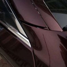 CWFoo Super lesklá metalická tmavá červená wrap auto fólia na karosériu 152x400cm