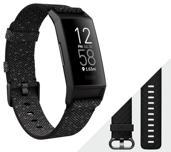 Fitbit Charge 4 (NFC), Granite Reflective Woven / Black