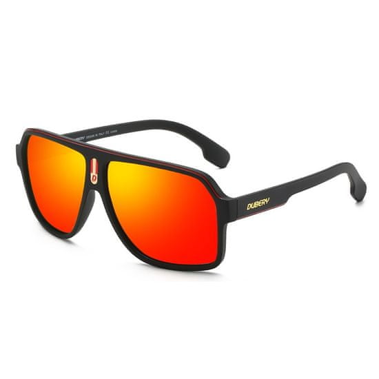 Dubery Alpine 3 slnečné okuliare, Scrub Black / Red