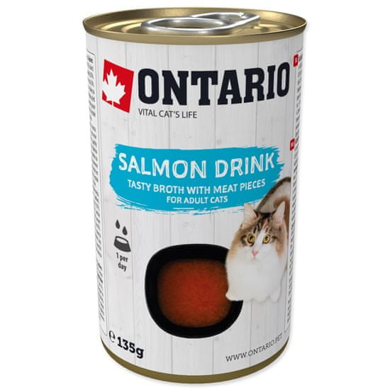 Ontario Cat Drink Salmon 8 x 135 g