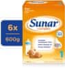 Sunar Complex 1 počiatočné dojčenské mlieko, 6 x 600 g