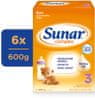 Sunar Complex 3 batoľacie mlieko, 6 x 600 g