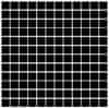 Maxwhite Mozaika H37 sklenená čierna antracit 29,7x29,7cm sklo
