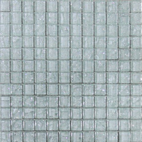 Maxwhite Mozaika ASBH40 sklenená biela s efektom popraskaného skla 29,7x29,7cm sklo