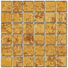 Maxwhite Mozaika ASB100 sklenená oranžová 29,7x29,7cm sklo