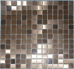 Maxwhite Mozaika JSM-JG014 nerez medená 30x30cm