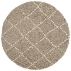 Mint Rugs Kusový koberec Allure 104405 Beige/Cream kruh 120x120 (priemer) kruh