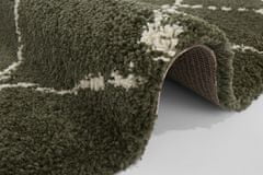 Mint Rugs Kusový koberec Allure 104404 Olive / Green 160x160 (priemer) kruh