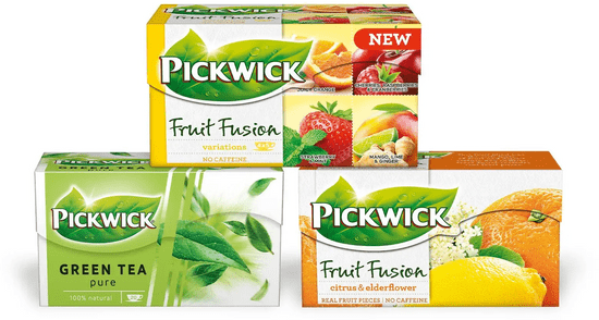 Pickwick mix ovocných čajov a zelený čaj