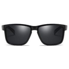 Dubery Chicago 1 slnečné okuliare, Bright Black / Black