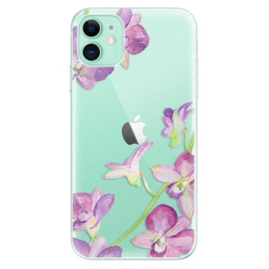 iSaprio Silikónové puzdro - Purple Orchid pre Apple iPhone 11