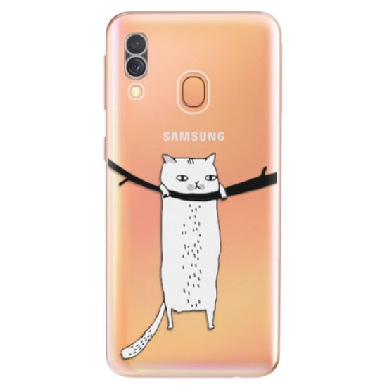 iSaprio Silikónové puzdro - Hang in there pre Samsung Galaxy A40