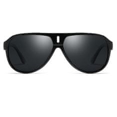 Dubery Madison 1 slnečné okuliare, Bright Black / Black