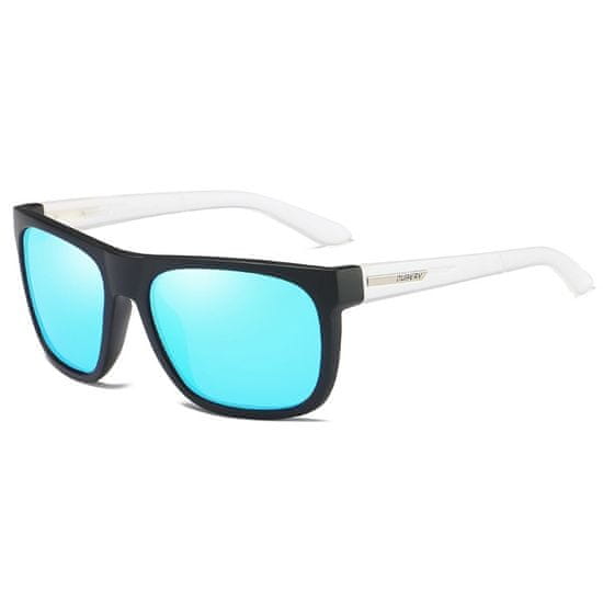 Dubery Newton 2 slnečné okuliare, Black & White / Ice Blue