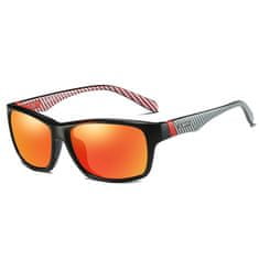 Dubery Revere 4 slnečné okuliare, Black / Red
