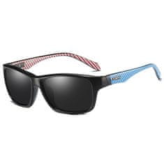 Dubery Revere 7 slnečné okuliare, Black & Blue / Black