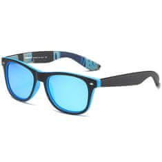 Dubery Genoa 6 slnečné okuliare, Black & Blue / Blue