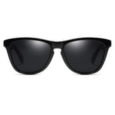 Dubery Mayfield 1 slnečné okuliare, Bright Black / Black