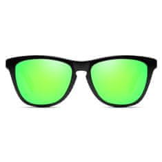Dubery Mayfield 2 slnečné okuliare, Bright Black / Green