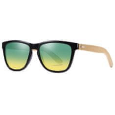 KDEAM Cortland 7 slnečné okuliare, Green / Yellow