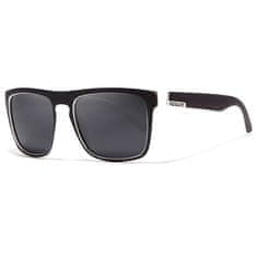 KDEAM Sunbury 20 slnečné okuliare, Black & White / Black