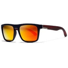 KDEAM Sunbury 12 slnečné okuliare, Black / Wood Red