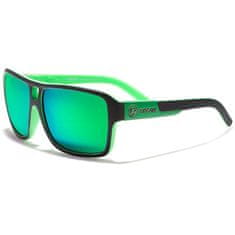 KDEAM Bayonne 3 slnečné okuliare, Black / Green