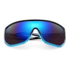 KDEAM Glendale 6 slnečné okuliare, Black & Blue / Multicolor