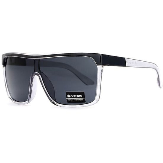 KDEAM Scottmc 1 slnečné okuliare, Black & Clear / Black