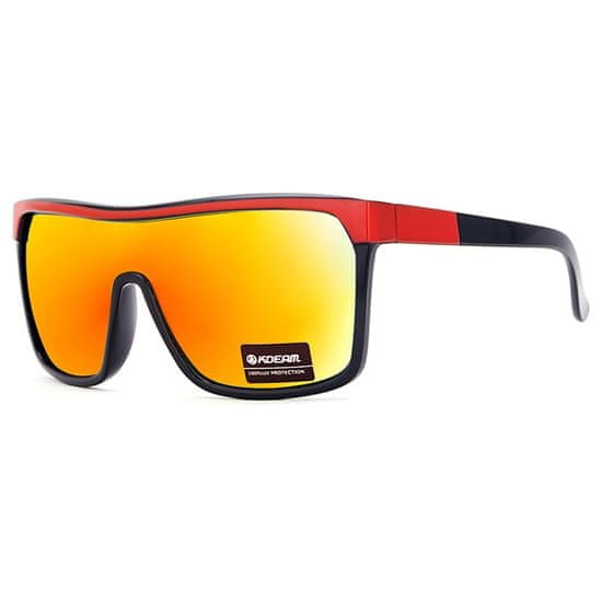 KDEAM Scottmc 2 slnečné okuliare, Black & Red / Orange