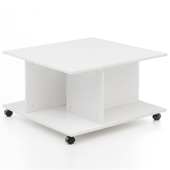 Bruxxi Konferenčný stolík Guls, 74 cm, biela