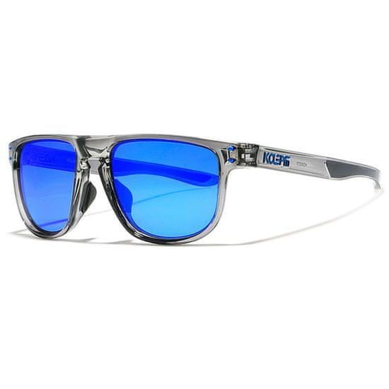 KDEAM Enfield 4 slnečné okuliare, Silver / Blue