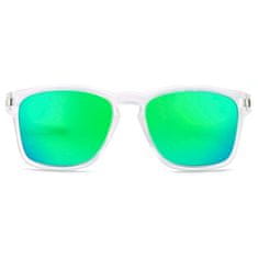 KDEAM Mandan 6 slnečné okuliare, Clear / Green