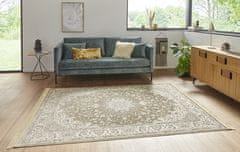 NOURISTAN Kusový koberec Naveh 104380 Olivgreen / Grey 135x195