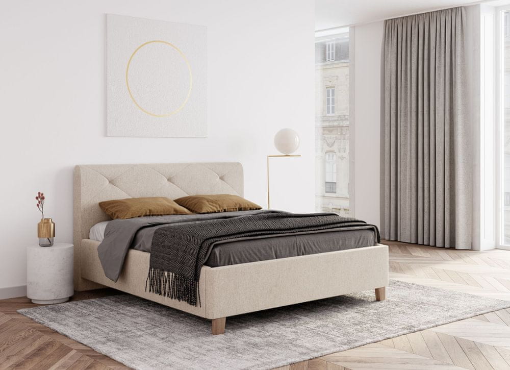 We-Tec Manželská posteľ JANA 1, 180x200 cm s úložným priestorom, v 3 farbách, 180 cm