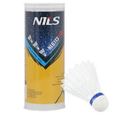 NILS biele bedmintonové loptičky NL6113 LED