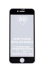 SmartGlass Tvrdené sklo na iPhone SE 2020 Full Cover čierne 49515