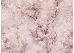 A.S. Création Tapeta čerešňové kvety - ružová, hnedá 37420-4 - tapety do spálne
