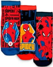 EUROSWAN Dětské ponožky Spiderman kotníkové sada 3 páry vel. 35/37 Velikost: 35/37