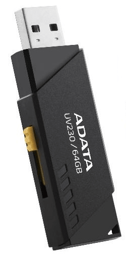 A-Data UV230 64GB, čierna (AUV230-64G-RBK)