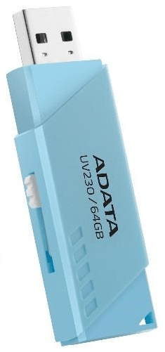 A-Data UV230, 64GB, modrá (AUV230-64G-RBL)