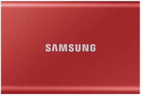 SAMSUNG T7 SSD 2TB, červená (MU-PC2T0R/WW)