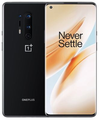 OnePlus 8 Pro, výkonný procesor, mobilná sieť 5G, Fluid AMOLED displej, 120 Hz, HDR10+, trojitý ultraširokouhlý fotoaparát, čítačka odtlačkov prstov v displeji, NFC, Dolby Atmos, bezdrôtové nabíjanie