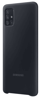 SAMSUNG Ochranný kryt Silicone cover Galaxy A51 EF-PA515TBEGEU, čierna