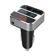 Solight FM transmitter s bluetooth pripojením do auta, 2x USB + handsfree