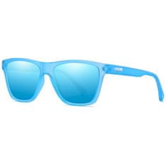 KDEAM Lead 5 slnečné okuliare, Transp & Blue / Sky Blue